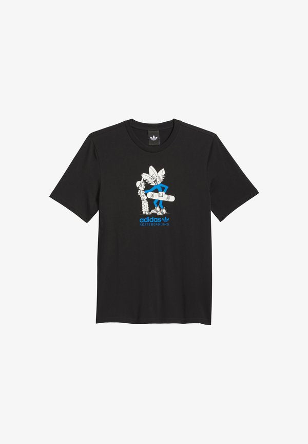 adidas Originals SKATEBOARDING PUSH TEE - Print T-shirt - black