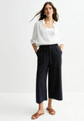 New Look STRIPED LINEN CROPPED