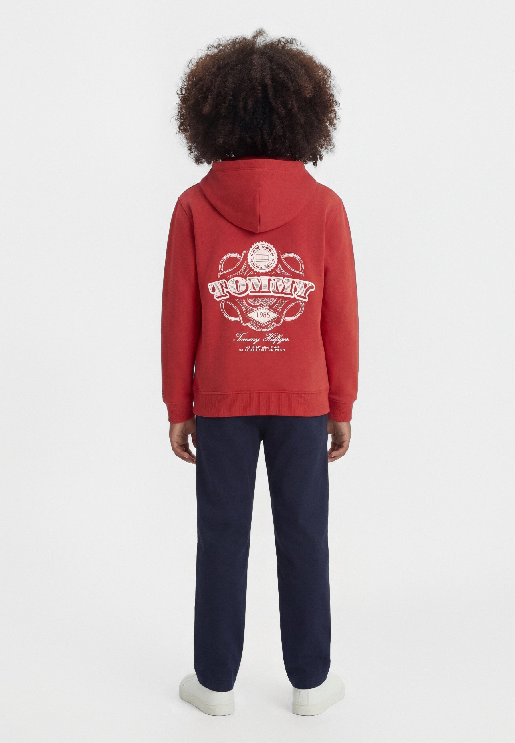 TEXTURED BACK LOGO ZIP-THRU HOODY Media 3