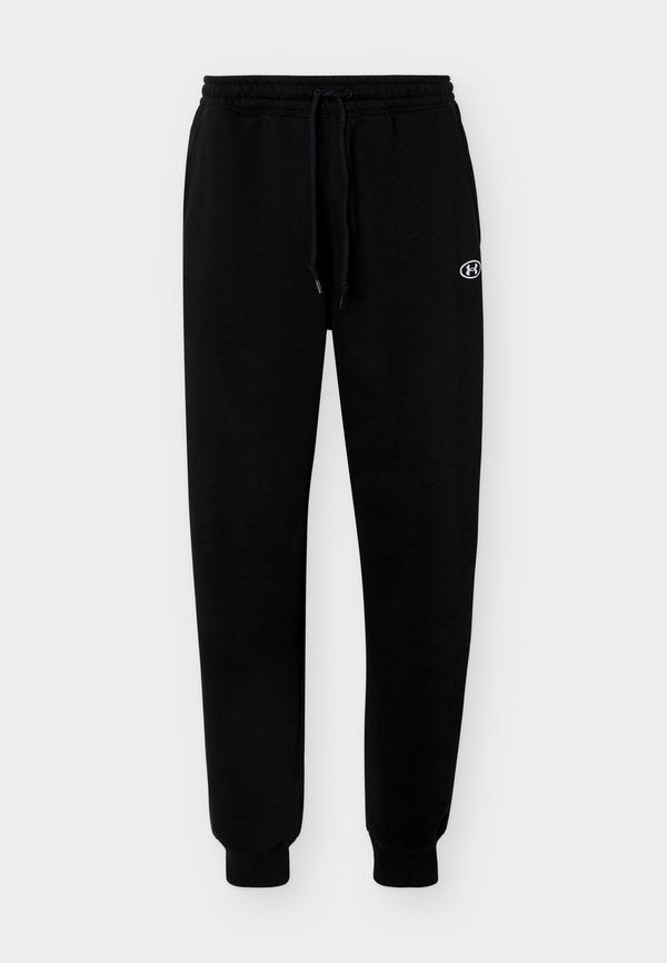 Under Armour RIVAL FLEECE - Tracksuit bottoms - ultimate black/white