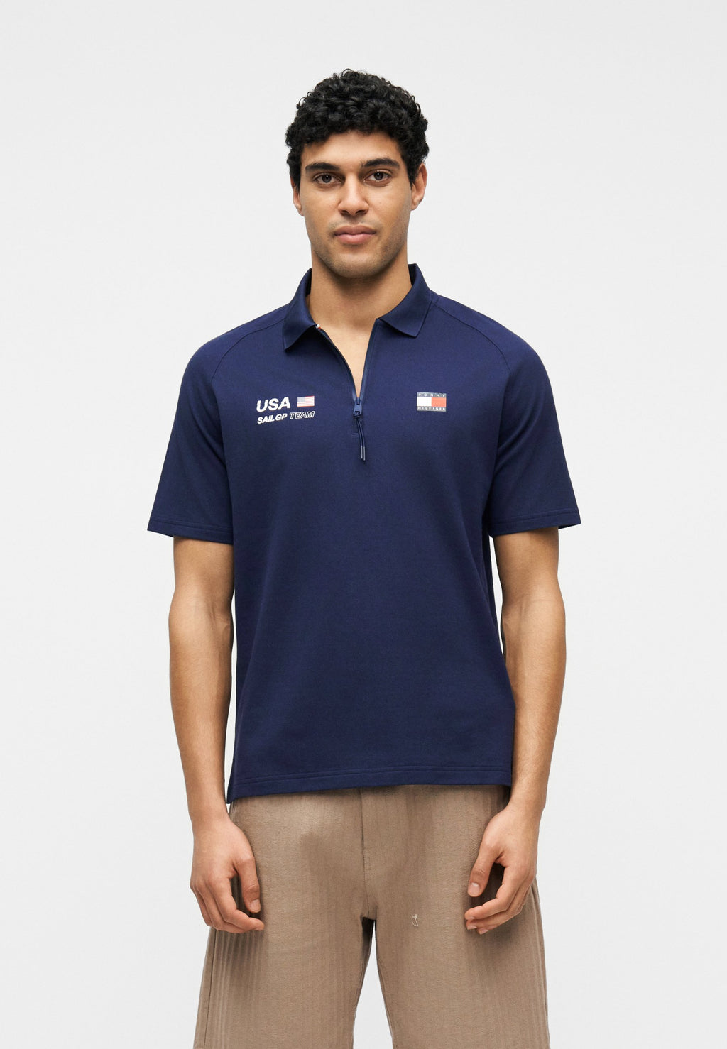 TOMMY X U.S. SAIL GP TEAM PERFORMANCE REGULAR FIT POLO SHIRT Media 3