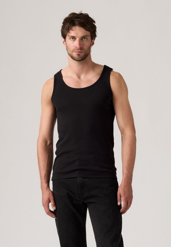 Levi's® RIB TANK 2 PACK - Top - black/bright white