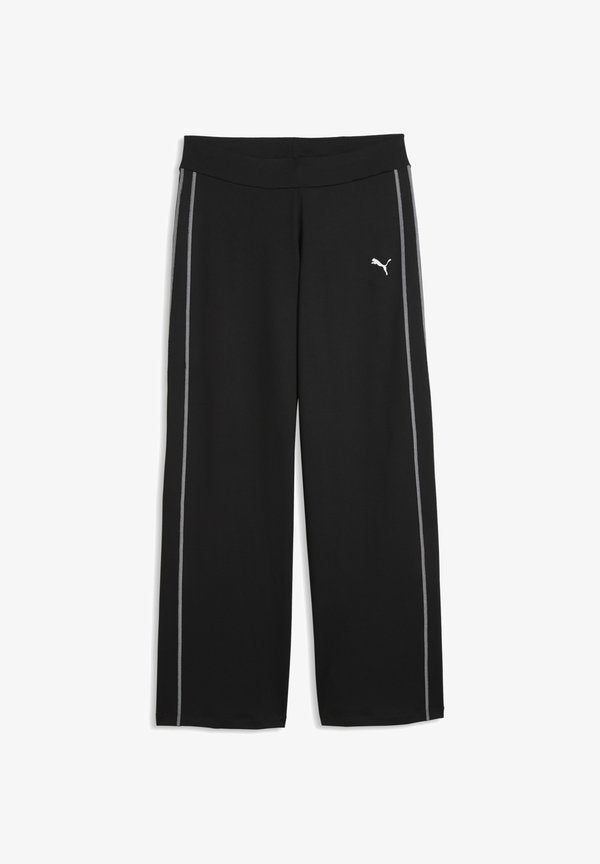 Puma STREETGLAM STRAIGHT LEG - Tracksuit bottoms - black