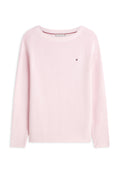 FINE KNIT BOAT NECK JUMPER Media 1