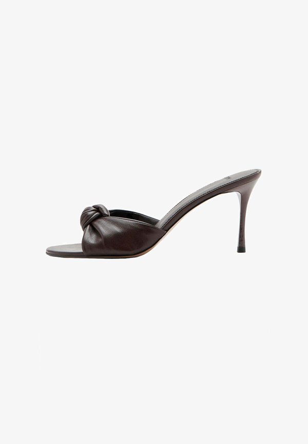 Mango ADULT - Heeled mules - dark brown