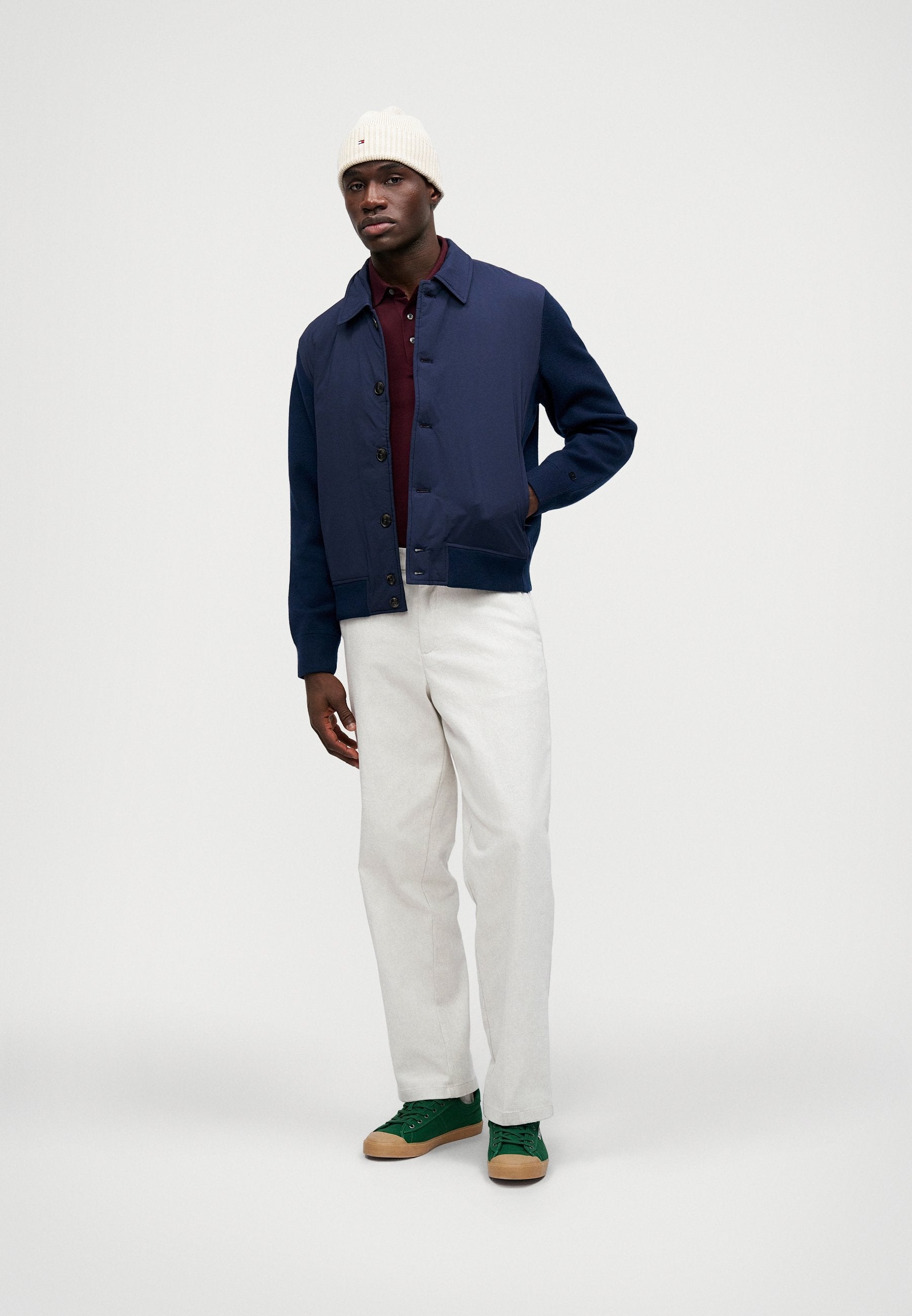 SMART CASUAL MIXED TEXTURE RELAXED JACKET Media 2
