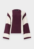 Vero Moda Knitted VMGIGI Knitted - Jumper - winetasting/birch