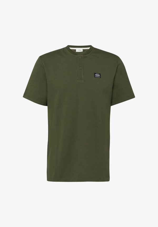 s.Oliver Basic T-shirt - olivgrün