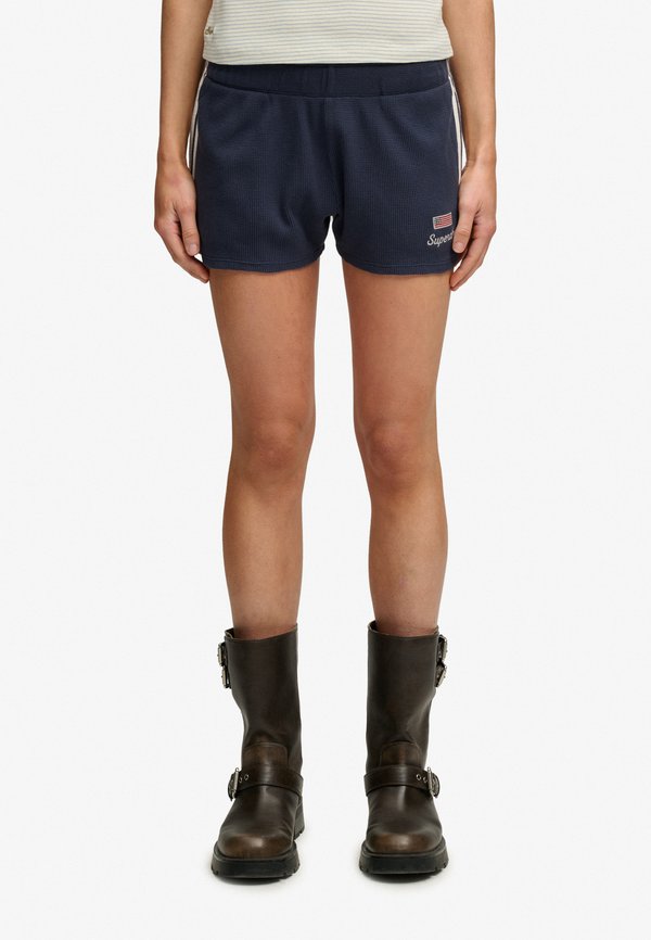 Superdry & Co SUPERDRY ATHLETIC ESSENTIALS WAFFLE RETRO SHORTS.. - Tracksuit bottoms - classic navy