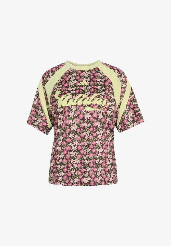 adidas Sportswear ADIDAS SPORTSWEAR ADIDAS X FARM RIO HOUSE OF TIRO JERSEY - Print T-shirt - auburn   pearl citrine   multicolor