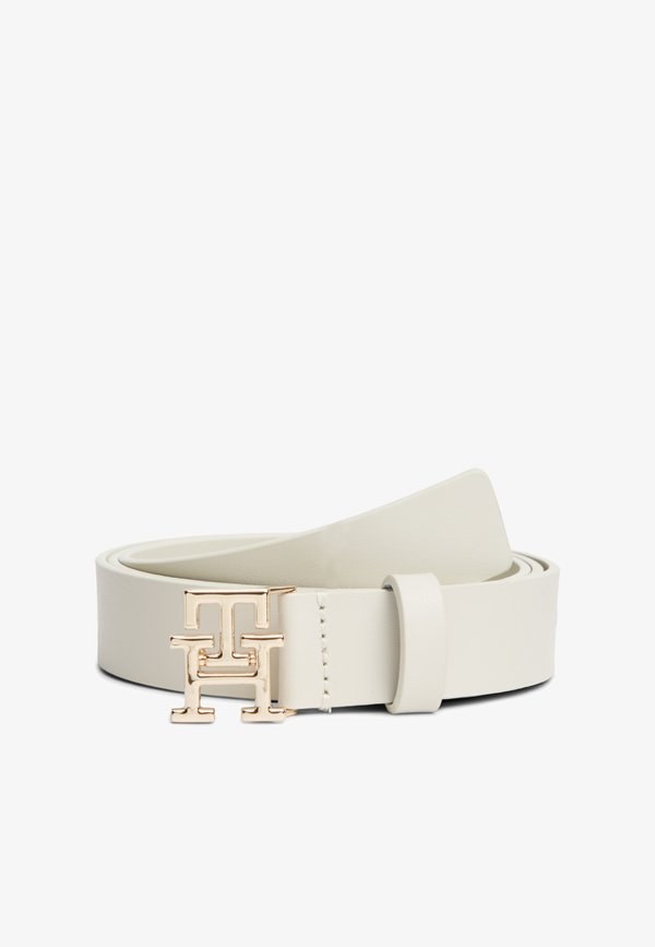Tommy Hilfiger LOGO - Belt - soft cream
