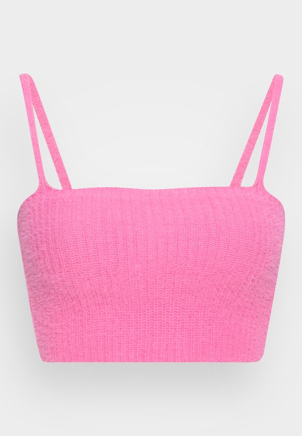 Missguided SUPER FLUFFY CAMI CROP TOP