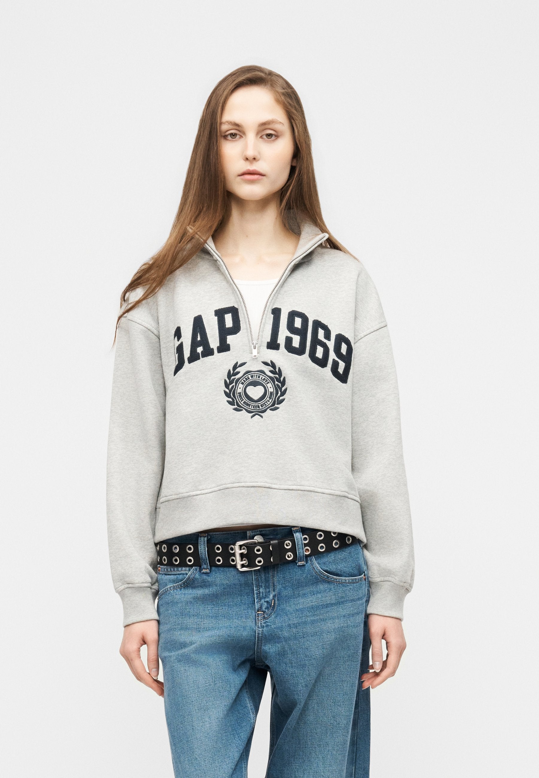 GAP LOGO JAN HALF ZIP