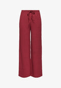 ONLY WIDE-LEG TROUSERS ONLERIKKA WIDE LEG FIT WIDE-LEG TROUSERS - Trousers - brick red