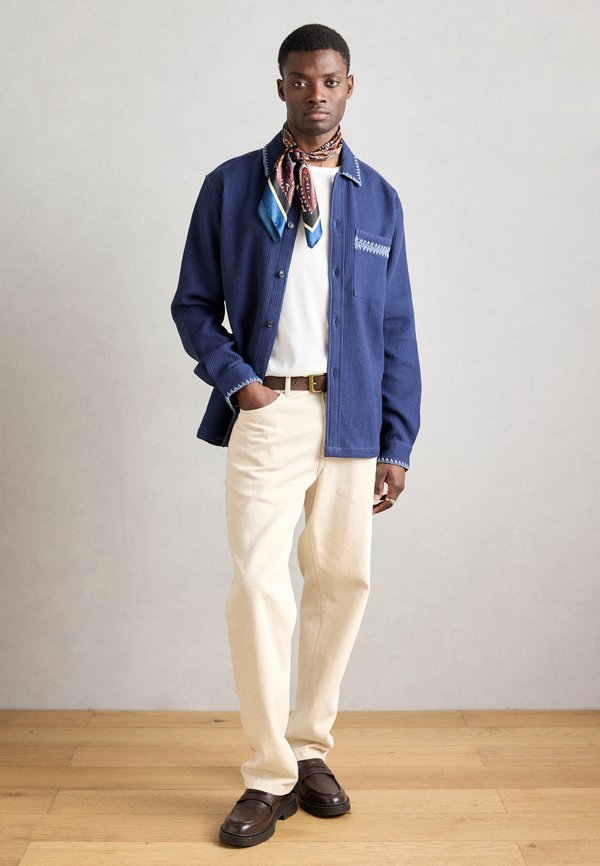 Scotch & Soda WAFFLE STRUCTURE RELAXED FIT SHIRT