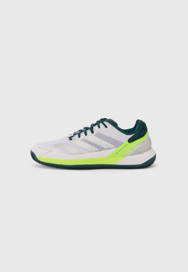adidas Performance DEFIANT SPEED 2 MENS CLAY - Clay court tennis shoes - white/aurora ivy/ white