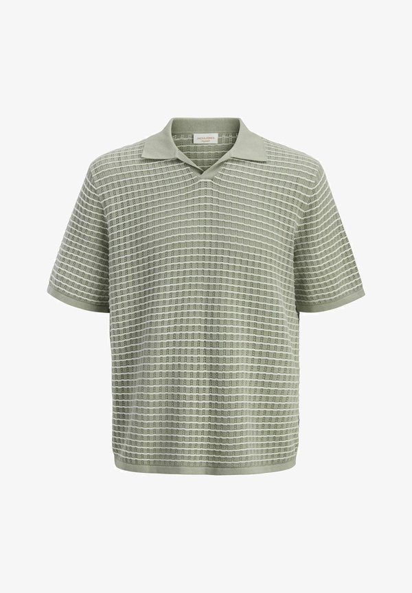 Jack & Jones Knitted Knitted - Polo shirt - seagrass