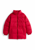 WAISTED SHINY MID PUFFER JACKET Media 1
