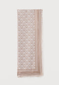 Calvin Klein EMBLEM SQUARE SCARF UNISEX - Foulard - desert taupe