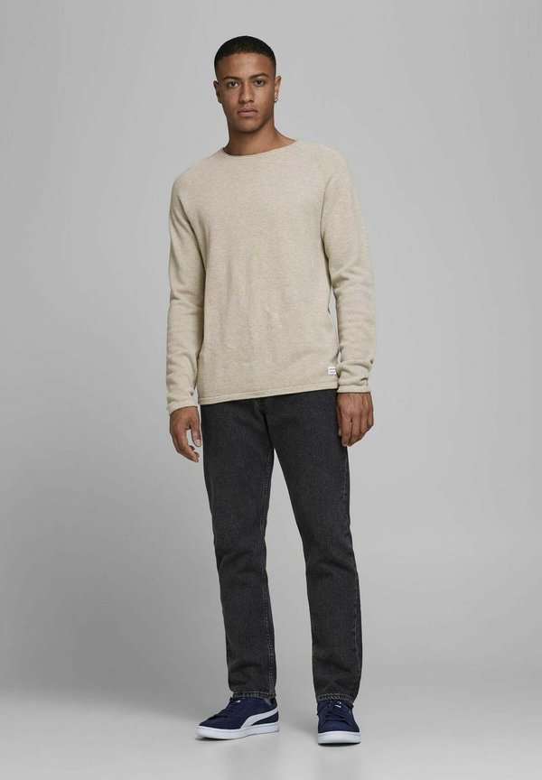 Jack & Jones LANGARM EHILL - Jumper - braun