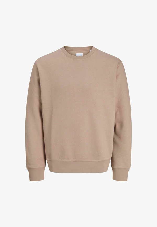 Jack & Jones BASIC CREW NECK - Sweatshirt - mocha meringue