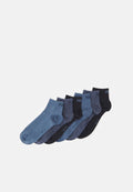 Puma UNISEX  6 PACK - Sports socks - blue combo