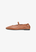 Tommy Hilfiger Ankle strap ballet pumps - warm bronze