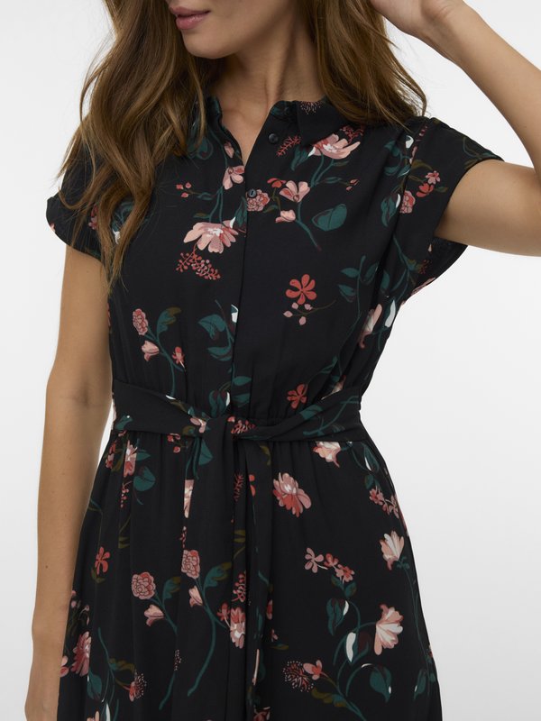 Vero Moda VMNEWHALLIE LONG TIE DRESS
