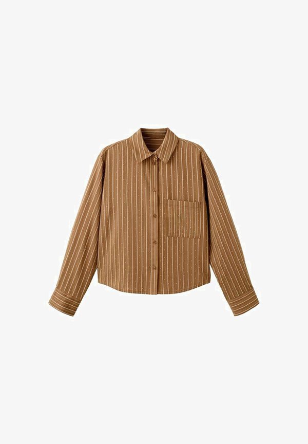 Mango Button-down blouse - brown