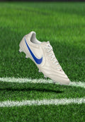 Nike Performance TIEMPO LIGERA PRO FG UNISEX - Firm-ground football boots - chalk/racer blue/white