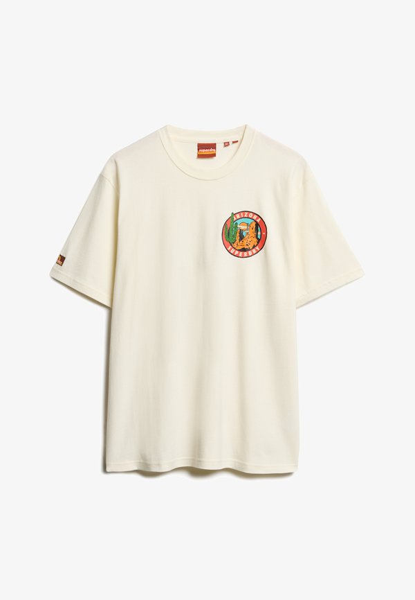 Superdry & Co Print T-shirt - solitary star white