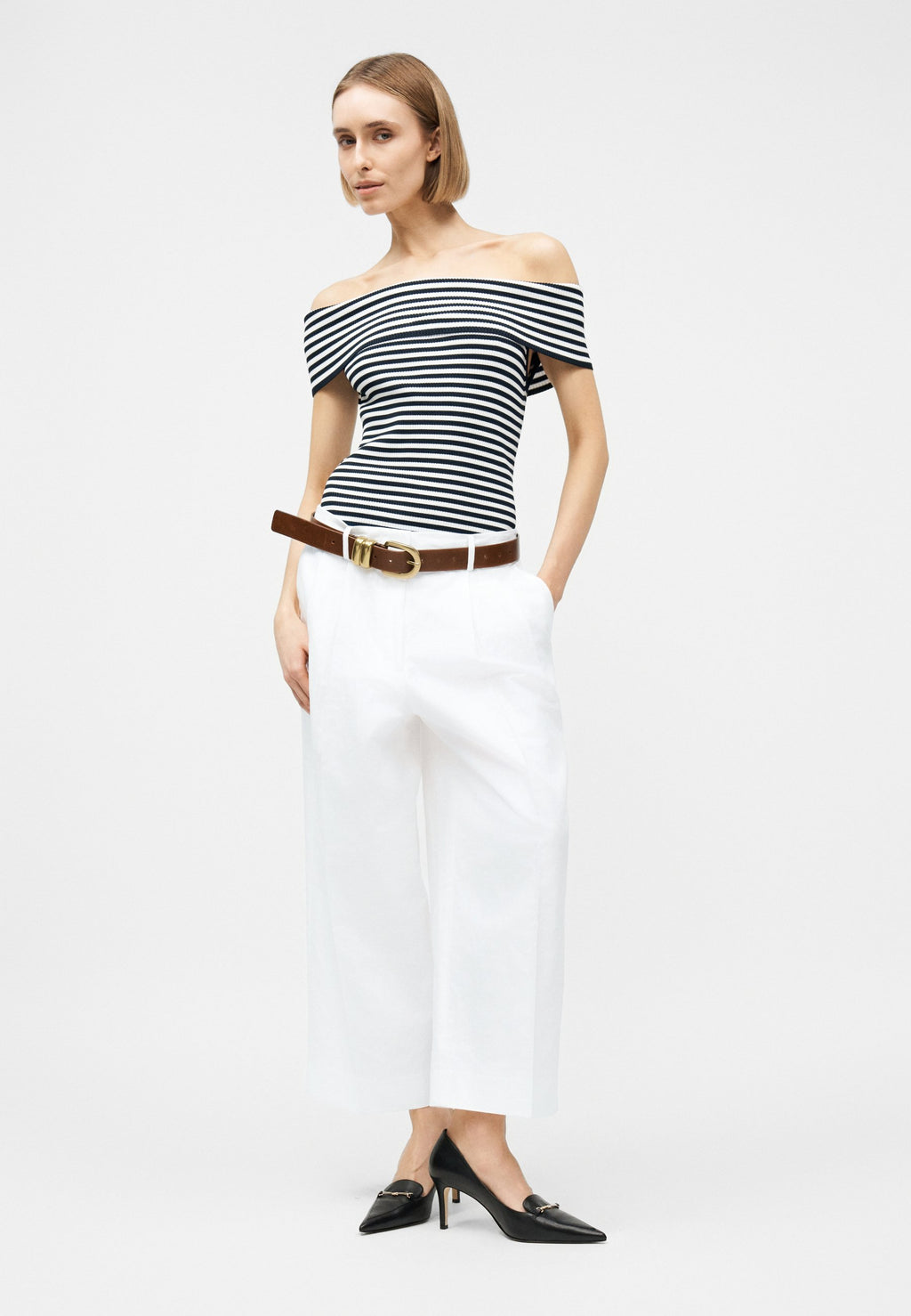 MICHAEL Michael Kors PLEATED WIDE LEG