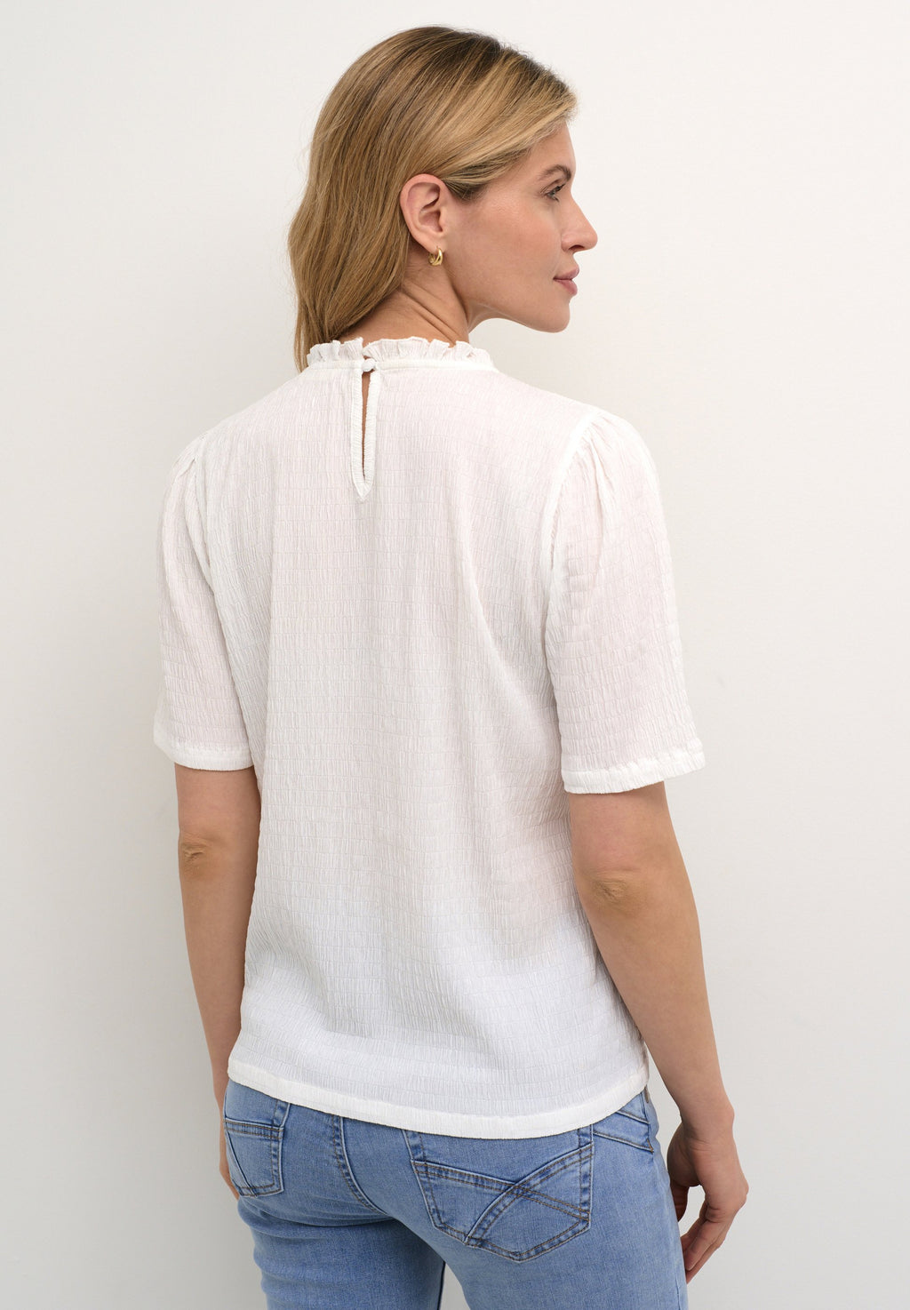 Cream CRFENJA SHORT SLEEVE