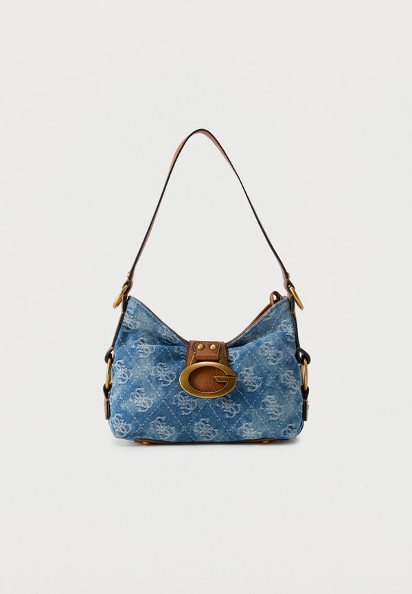 Guess CAMDEN MINI - Handbag - blue