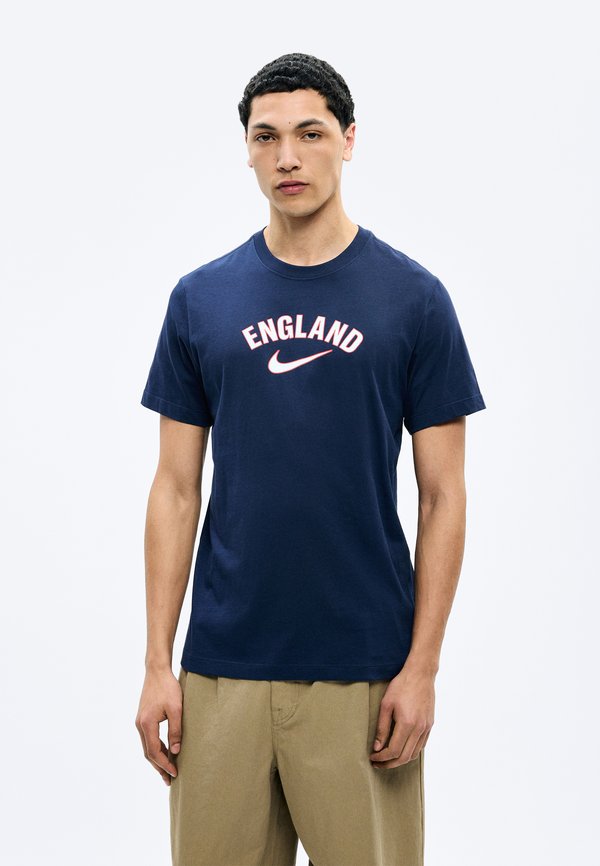 Nike Performance ENGLAND WORDMARK TEE - National team wear - obsidian