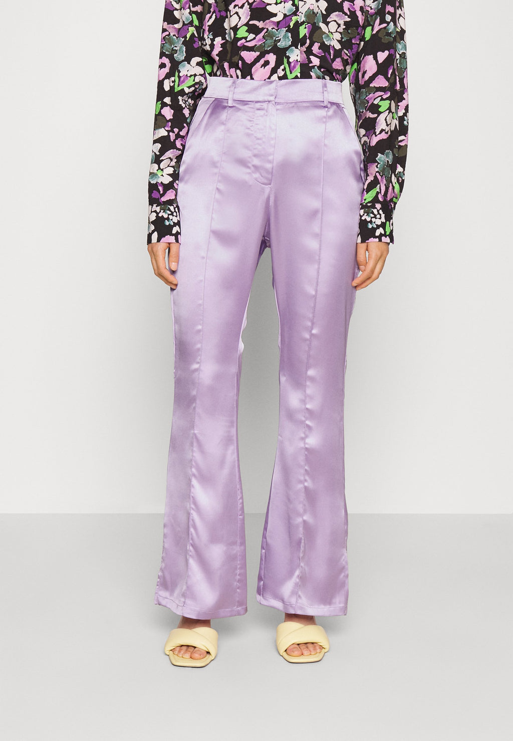 Glamorous Petite TAILORED SPLIT FLARES