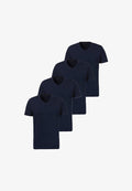 s.Oliver 4ER PACK  - Basic T-shirt - marine