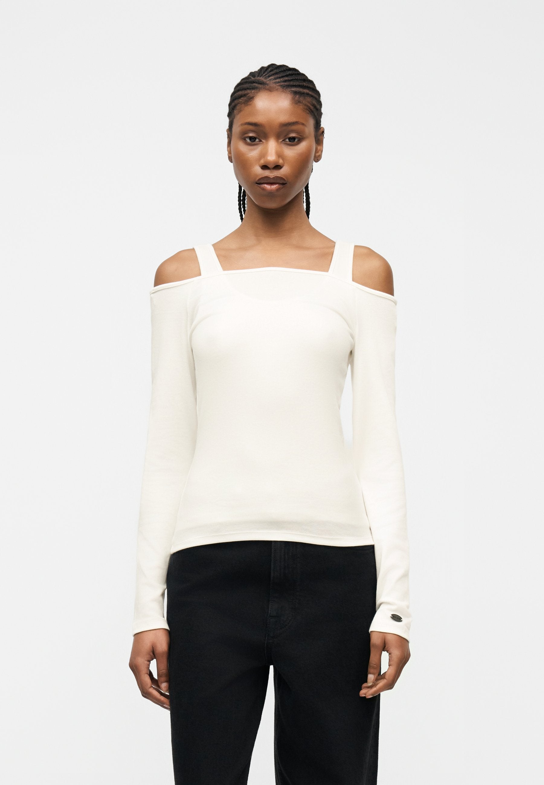 GAP LOGO OFF SHOULDER TEE