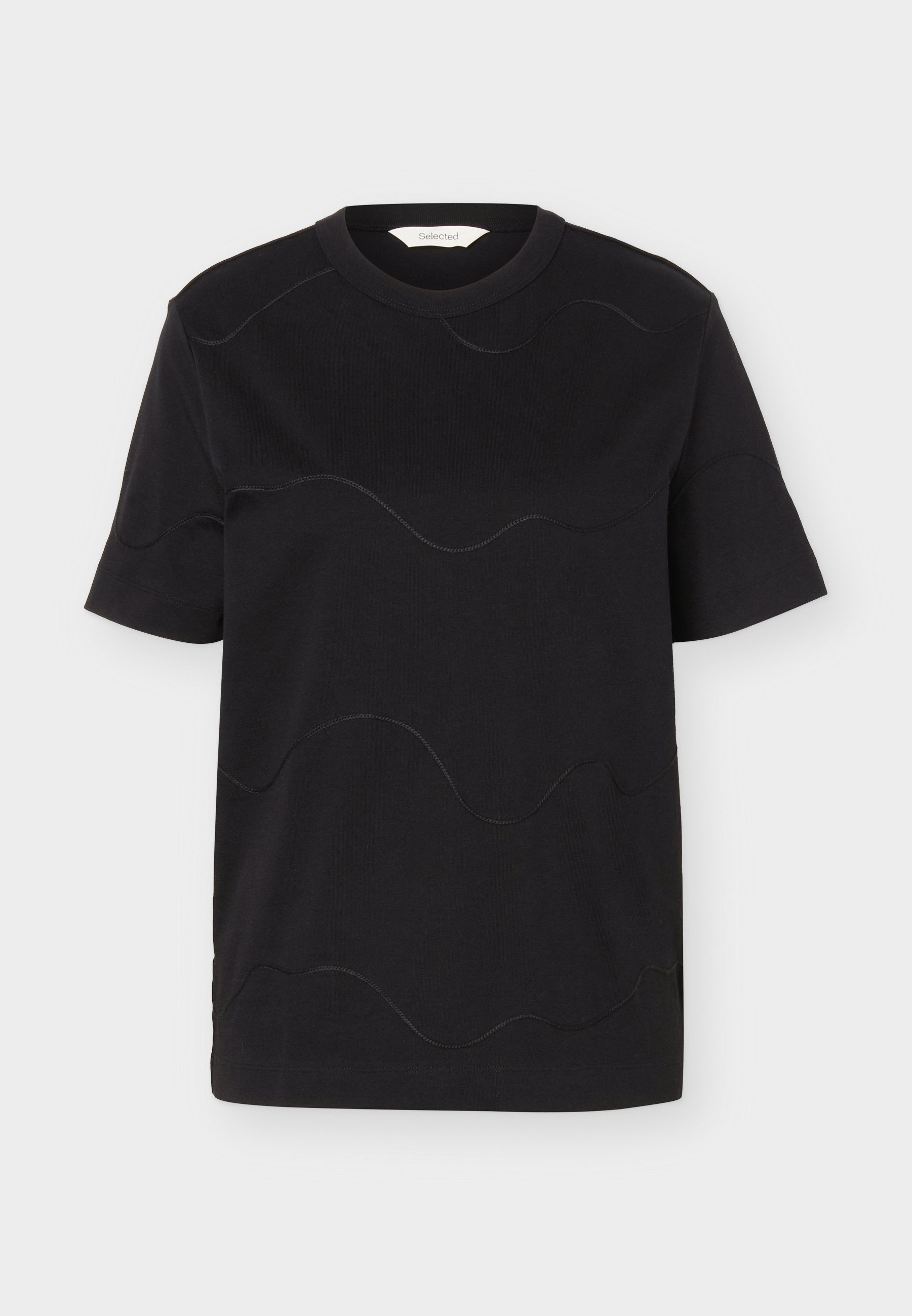 Selected SLFMILA EMBROIDERY TEE
