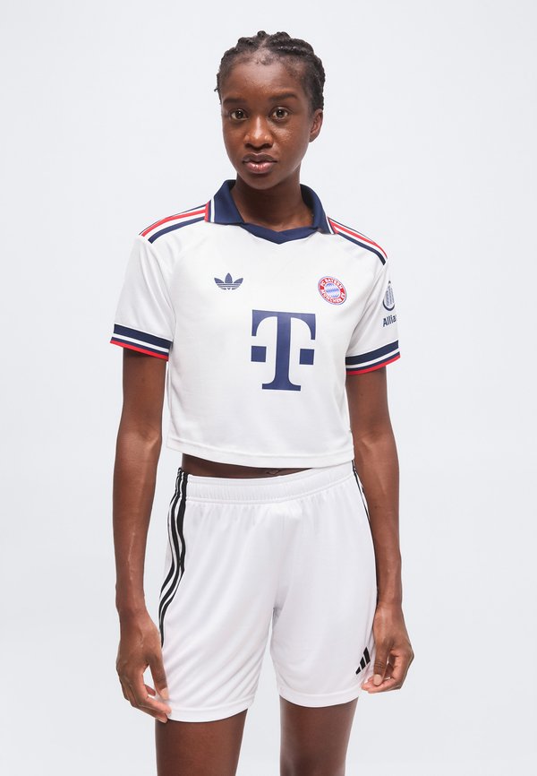adidas Originals FC BAYERN 26/27 AWAY CROPPED  - Club wear - white
