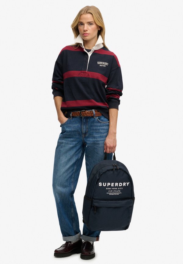 Superdry & Co LOGO GRAPHIC MONTANA - Backpack - eclipse navy