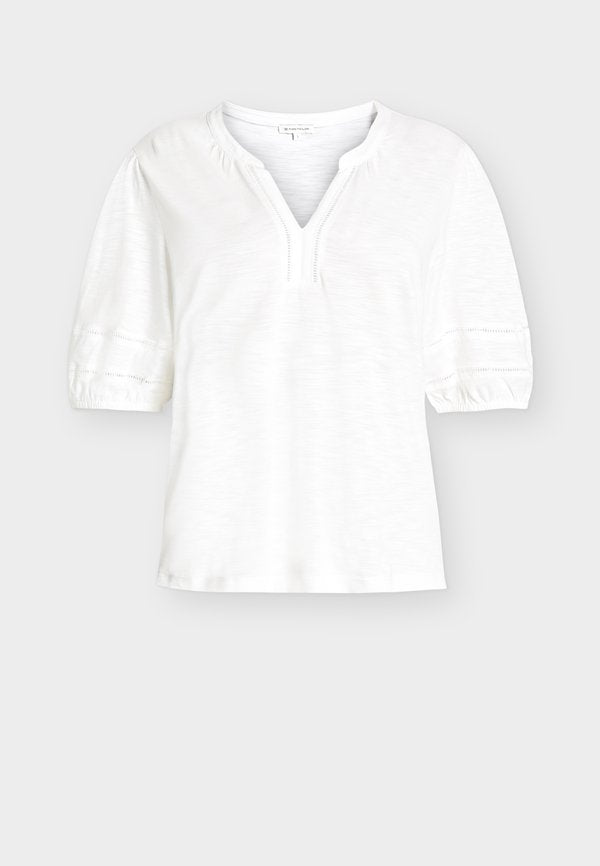 TOM TAILOR Blouse - whisper white