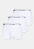 Calvin Klein Underwear TRUNK 3 PACK ICON COTTON STRETCH - Trunks - white