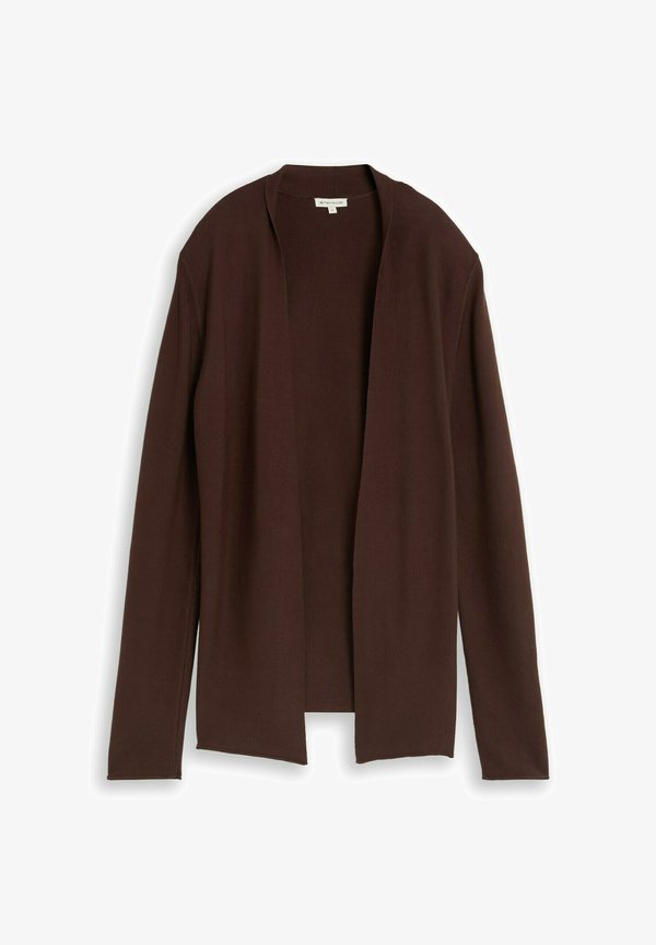 TOM TAILOR Cardigan - java dark brown