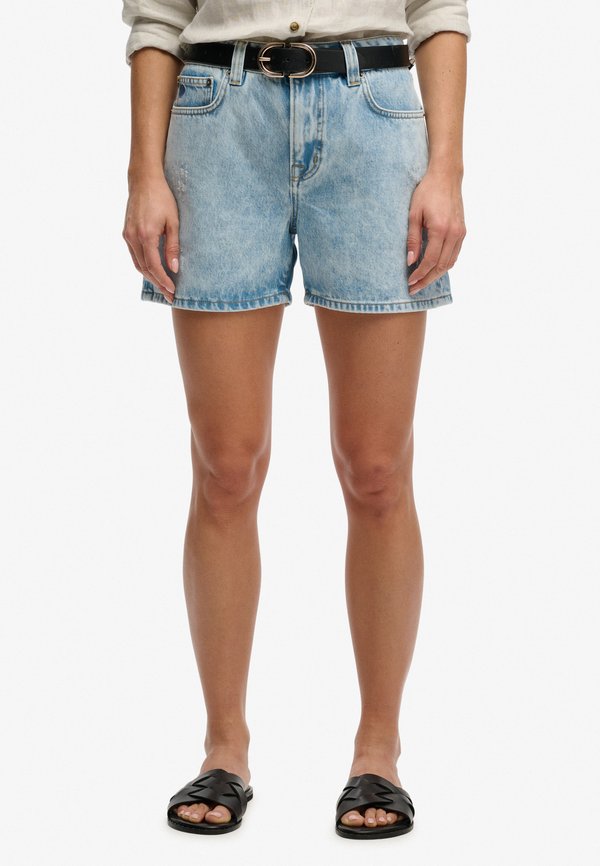 Superdry & Co Denim shorts - azure pale blue