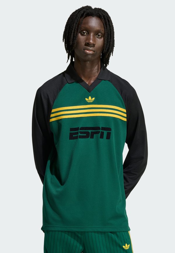 adidas Originals CHEST - Long sleeved top - collegiate green/black