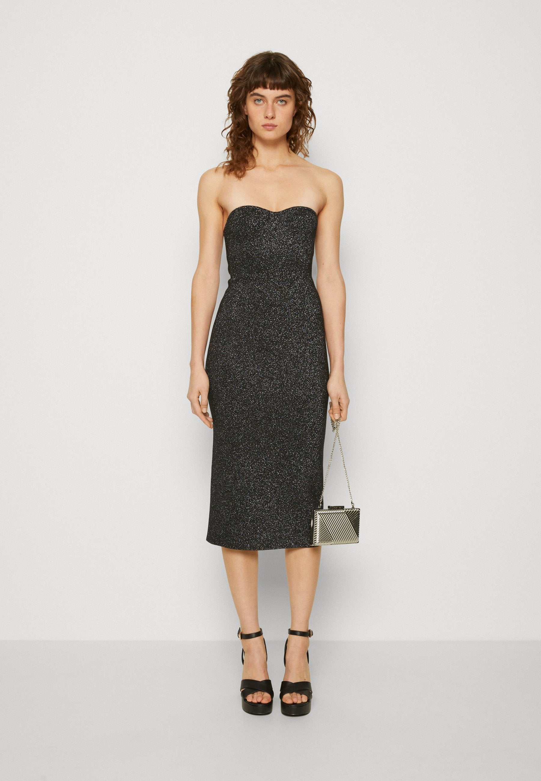 Abercrombie & Fitch PARTY STRAPLESS MIDI DRESS