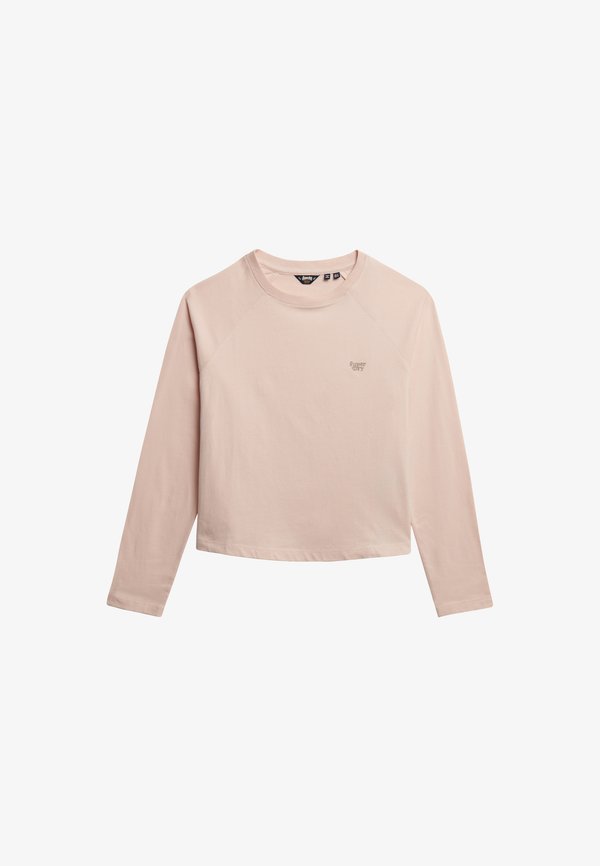 Superdry & Co ESSENTIAL LOGO - Long sleeved top - pink clay