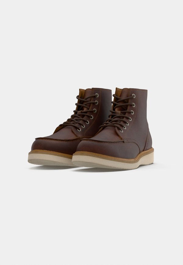 Selected Leather moc toe