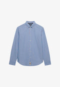 Superdry & Co OXFORD LONG SLEEVE - Button-down blouse - blue pink stripe